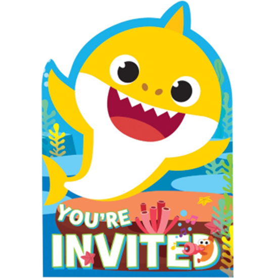 Image sur BABY SHARK - INVITATION