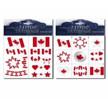 Image de CANADA FLAG TEMPORARY TATTOO 