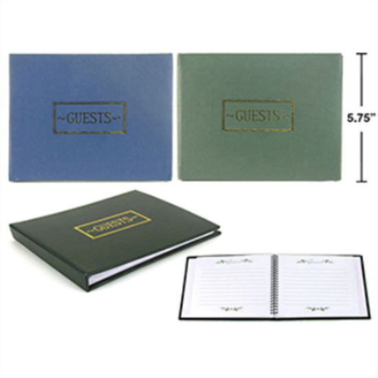 Picture of GUEST BOOK - BLACK, BLUE OR GREEN