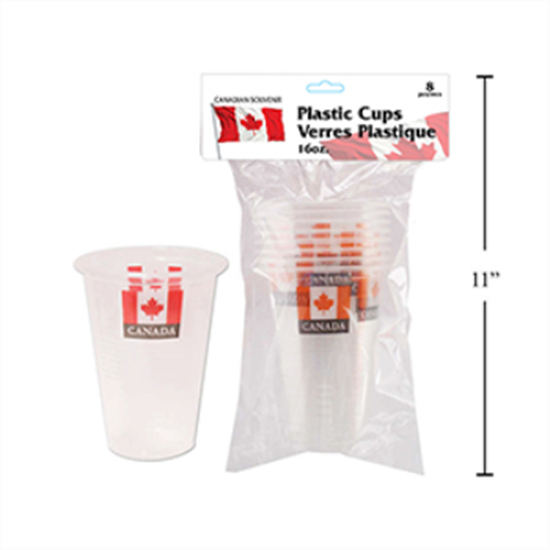 Picture of CANADA 16oz PLASTIC CUPS
