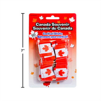 Image de CANADA FLAG COCKTAIL PICKS