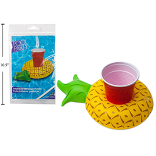 Image sur PINEAPPLE BEVERAGE HOLDER POOL FLOAT 