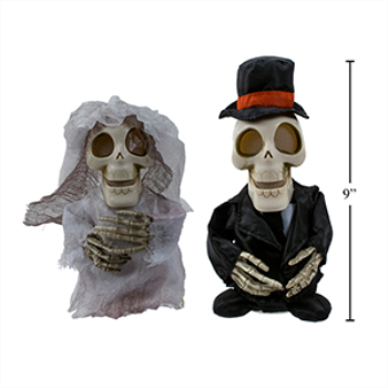 Image de SKELETON BRIDE AND GROOM WITH VOICE RECORDING