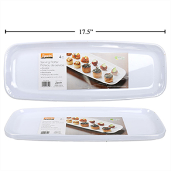 Picture of REUSABLE PARTY PLATTER RECTANGLE 