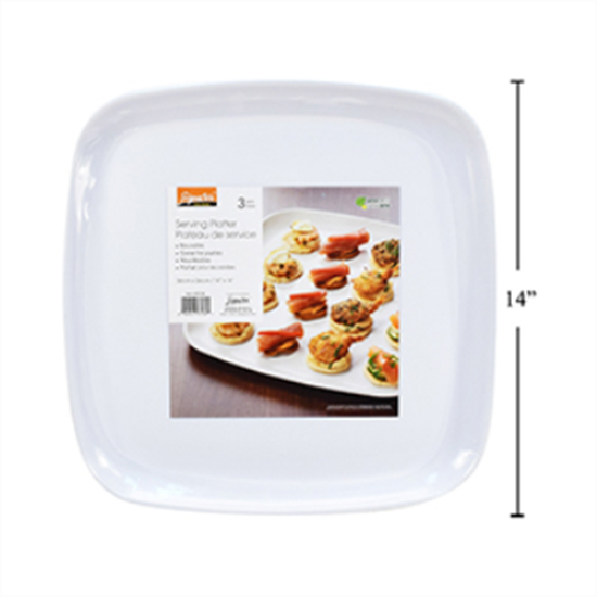 Picture of REUSABLE PARTY PLATTERS SQUARE 