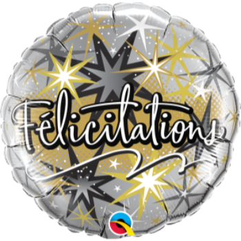 Image de 18" FOIL - FELICITATIONS  ECLATS 