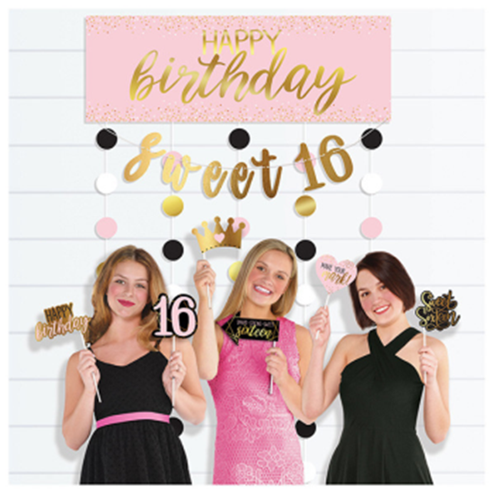 Picture of 16th - SWEET 16TH BLUSH PHOTO BOOTH KIT