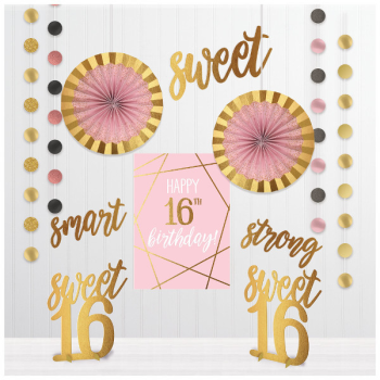 Image de 16th - SWEET 16TH ROOM DECORATING KIT