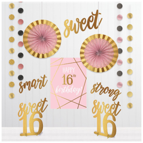Picture of 16th - SWEET 16TH ROOM DECORATING KIT