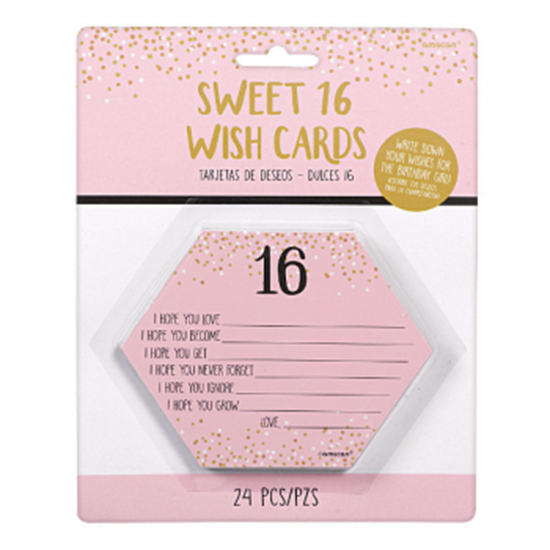 Image sur 16th - SWEET 16TH WISH CARDS