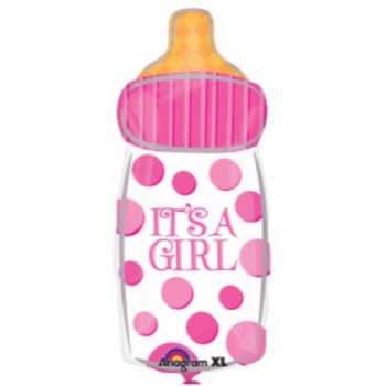 Image de 18" FOIL - IT'S A GIRL BOTTLE JUNIOR SHAPE