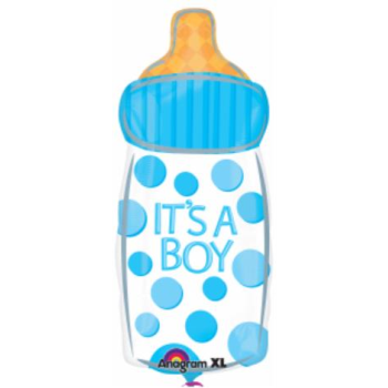 Picture of 18" FOIL - IT'S A BOY BOTTLE JUNIOR SHAPE