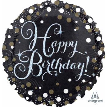 Picture of 18" FOIL - SPARKLING BIRTHDAY HOLOGRAPHIC