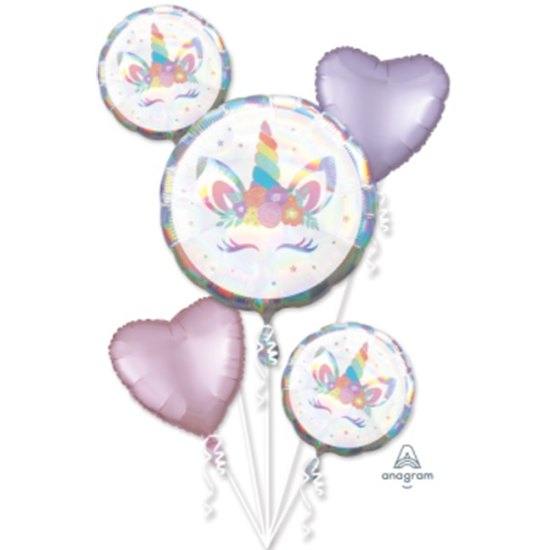 Image sur UNICORN PARTY HOLOGRAPHIC BOUQUET