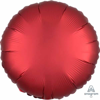 Picture of 18" FOIL - LUXE RED ROUND