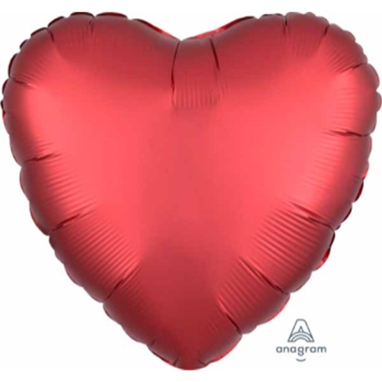 Image sur 18" FOIL - LUXE RED HEART
