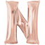 Picture of 34" LETTER N SUPER SHAPE - ROSE GOLD