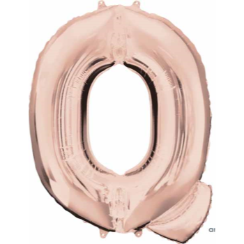 Image de 34" LETTER Q SUPER SHAPE - ROSE GOLD