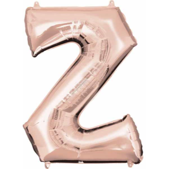 Image de 34" LETTER Z SUPER SHAPE - ROSE GOLD