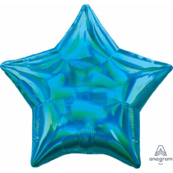 Picture of 18" FOIL - IRIDESCENT TURQUOISE STAR