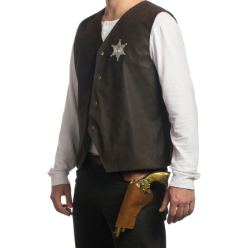 Image de WESTERN GOLD - GUN/HOLSTER, BELT AND BADGE