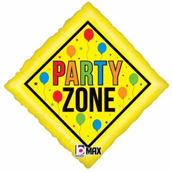 Picture of 18" FOIL - PARTY ZONE