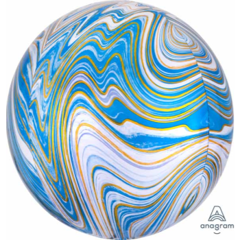 Image de 21'' BLUE MARBLE ORBZ BALLOON