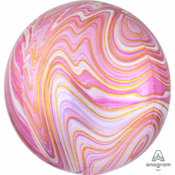 Image de 21'' PINK MARBLE ORBZ BALLOON