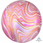 Picture of 21'' PINK MARBLE ORBZ BALLOON