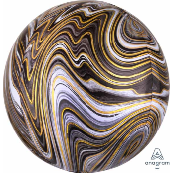 Picture of 21'' BLACK MARBLE ORBZ BALLOON