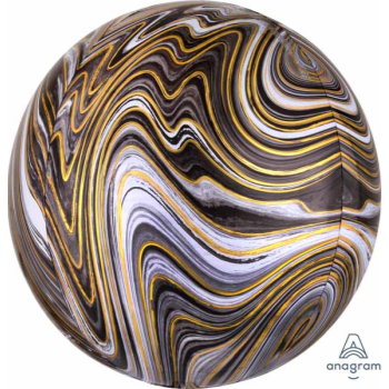 Image de 21'' BLACK MARBLE ORBZ BALLOON