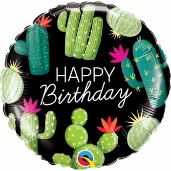 Picture of 18" FOIL - BIRTHDAY CACTUS