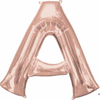 Picture of 34" LETTER A SUPER SHAPE - ROSE GOLD
