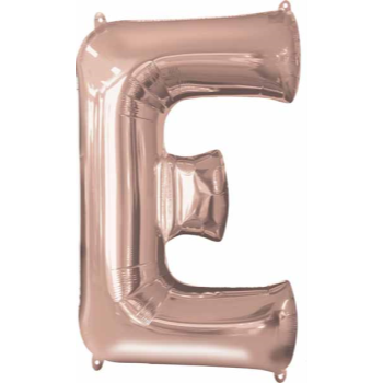 Image de 34" LETTER E SUPER SHAPE - ROSE GOLD