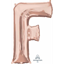 Picture of 34" LETTER F SUPER SHAPE - ROSE GOLD