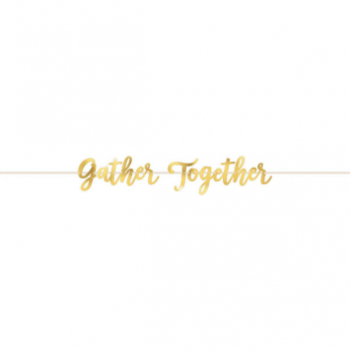 Image de 12' FOIL BANNER GATHER TOGETHER