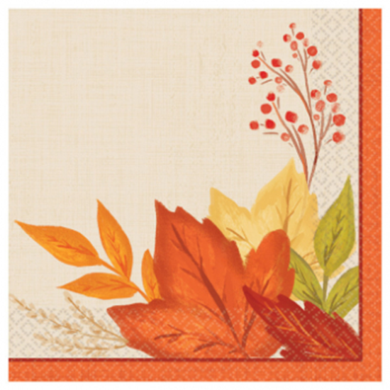 Picture of FALL FOLIAGE BEVERAGE NAPKINS