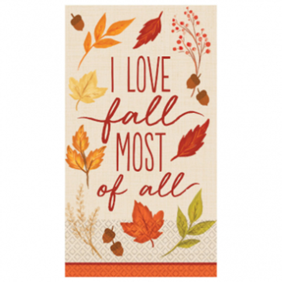 Picture of FALL FOLIAGE GUEST TOWEL