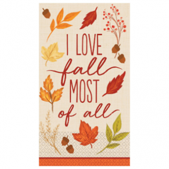 Image sur FALL FOLIAGE GUEST TOWEL