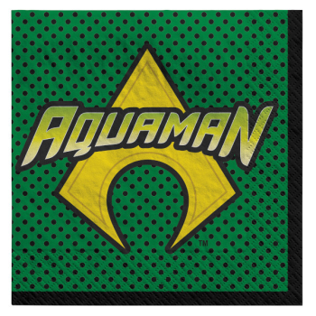 Picture of JUSTICE LEAGUE - HEROES UNITE - AQUAMAN - LUNCHEON NAPKINS