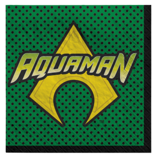 Picture of JUSTICE LEAGUE - HEROES UNITE - AQUAMAN - LUNCHEON NAPKINS