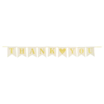 Picture of Thank You Canvas Pennant Banner