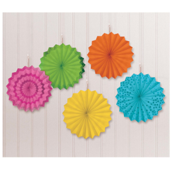 Picture of MULTI MINI HANGING FANS - HOT STAMPED