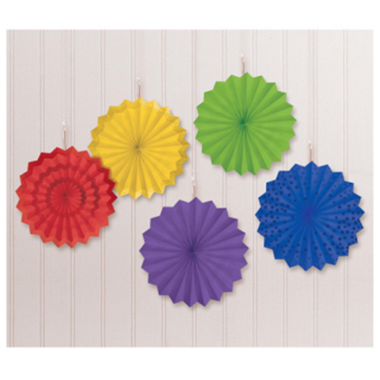 Image sur RAINBOW MINI HANGING FANS - HOT STAMPED