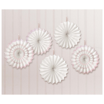 Image de WHITE MINI HANGING FANS - HOT STAMPED