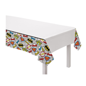 Image de JUSTICE LEAGUE - HEROES UNITE - PLASTIC TABLE COVER