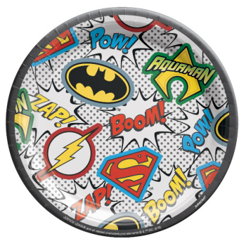 Picture of JUSTICE LEAGUE - HEROES UNITE - 7" ROUND PLATES