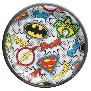 Image de JUSTICE LEAGUE - HEROES UNITE - 7" ROUND PLATES