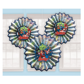 Image de MARVEL AVENGERS - POWERS UNITE - PAPER FAN DECORATION