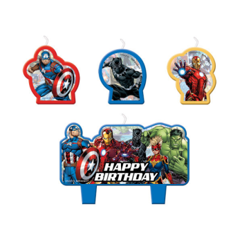 Picture of MARVEL AVENGERS - POWERS UNITE - BIRTHDAY CANDLE SET